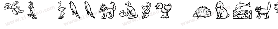 SL Woodcut Faeries字体转换